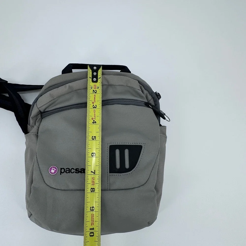 Pacsafe Venturesafe 200 PA025 Anti-Theft Crossbody‎ Gray Black Travel Shoulder